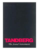 Tandberg - Catalog-1994